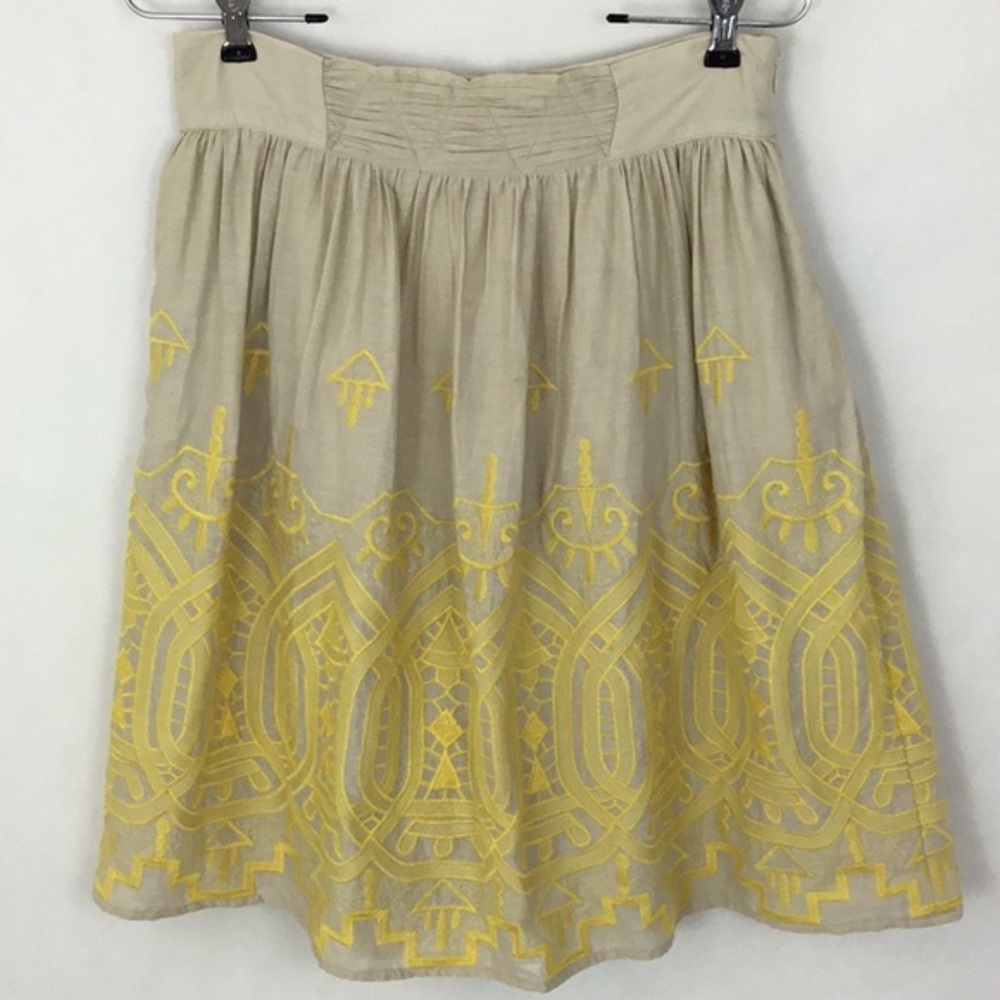 ANTHROPOLOGIE TINY Embroidered Skirt